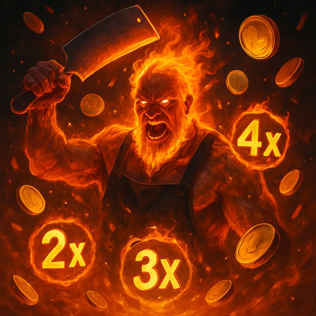 Ilustrasi Hell Butcher: Sensasi 512x Multiplier di Zeusbola