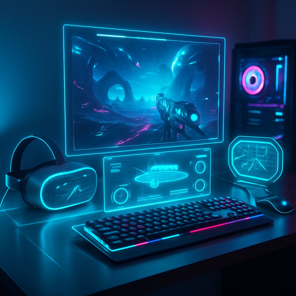 Ilustrasi Game Online Kekinian 2026: Tampilan Futuristik Memukau
